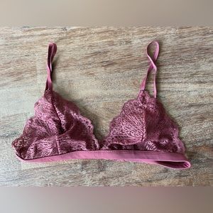 Aritzia Pink Bralette - Size Medium